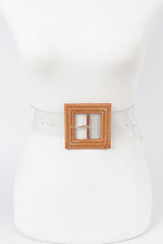 Load image into Gallery viewer, Bamboo Clear Buckle Belt
