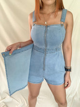 Load image into Gallery viewer, Light Blue Denim Romper
